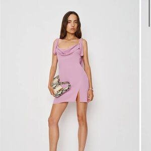 NWT Reformation Lilac Mini Dress